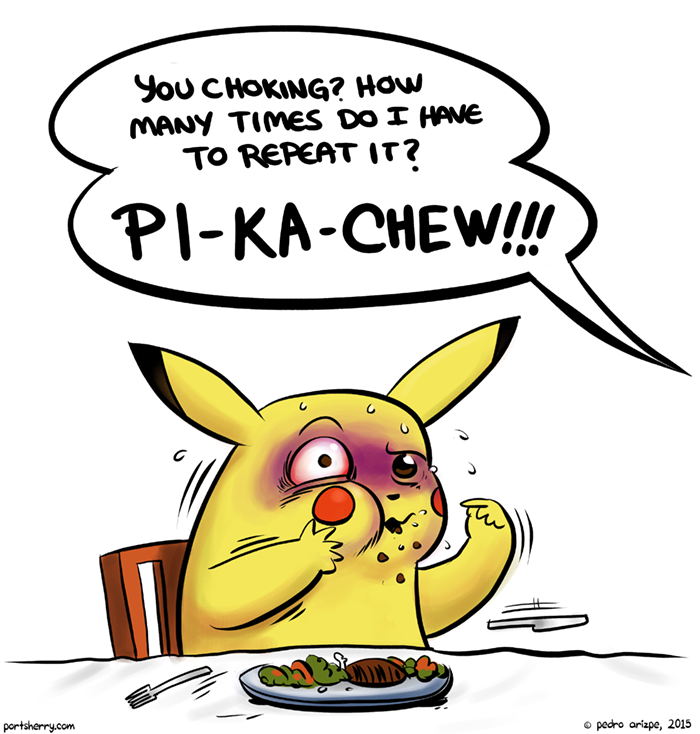 “Pigachu, more like”, says Papa Pikachu – Port Sherry